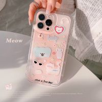 Pink cat drop proof phone case tpu silicone for apple iphone 11 12 13 14 pro max