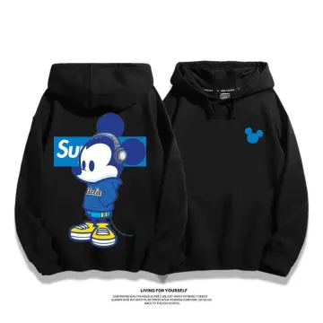 Mickey Mouse sweater, black leggings