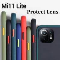 (พร้อมส่งในไทย)เคสขอบนิ่มหลังแข็งขุ่นคลุมกล้องXiaomi Mi 11Lite