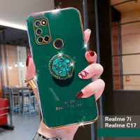 สำหรับRealme 7i / Realme C17 / Realme 7 Pro Electroplatedตัวอักษรเคสโทรศัพท์สำหรับRealme 7i / Realme C17 2020 / Realme 7 Proเคสโทรศัพท์กะพริบที่เก็บคริสตัลครอบTPUนุ่มฝาหลัง