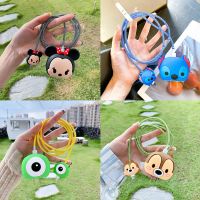 4 Pieces Set Protector for iPhone / iPad 18W/20W Charger Protection Cartoon Cable Holder Cord Accessories