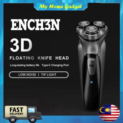 🔥Gratis Ongkir + ปลาค็อด🔥[KL Stock] ENCH3N BlackStone 3D มีดโกนเครื่องโกนหนวดไฟฟ้าผู้ชายประเภท C โกนหนวดแบบชาร์จไฟได้เครื่องโกนหนวดผู้ชายโกนหนวด