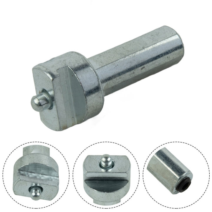สว่านไฟฟ้า-dredge-cleaner-adapter-sewer-spring-cleaning-tool-connector-carbon-steel-16mm-connecting-rod