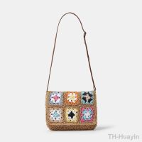 【hot】✜  Granny Crossbody for Paper Woven Shoulder Beach Small Flap Purses