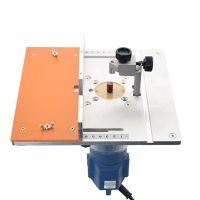 Aluminium Router Table Insert Plate Table For Woodworking Benches Electric Wood Milling Trimming Machine Flip Plate Guide Table