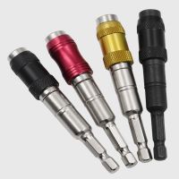 145MM Long Magnetic Ring Screwdriver Bits Drill Hand Tool Drill Bit Extension Rod Quick Change Holder Set