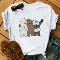 [มีสินค้า]เสื้อยืดพิมพ์ลายหมี Bare Bears