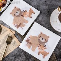 ✘✷⊕ New Colorful Printed Paper Towels Napkins Handkerchiefs Cartoon Party Paper Towels 20 Sheets 2 Ply 33x33cm Party Tissue