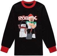 Robloxing Boy Pajama Set Suit Underwear Cartoon Clothes Long Sleeved Trousers Child Nightclothes Indoor Cotton Sleepwear