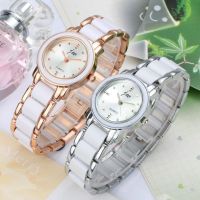 New jw Jingwei womens watch small fashion lady waterproof alloy belt student quartz bracelet