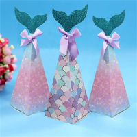 Paper Gift Bags For Party Favors Hand Gifts For Weddings And Events Mermaid-themed Party Supplies Snack Packing Boxes For Guests Candy Boxes For Birthday Parties