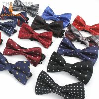 ☌♚ Bowtie men formal necktie boy Mens Fashion business wedding bow tie Male Dress Shirt krawatte legame gift dot silk butterfly