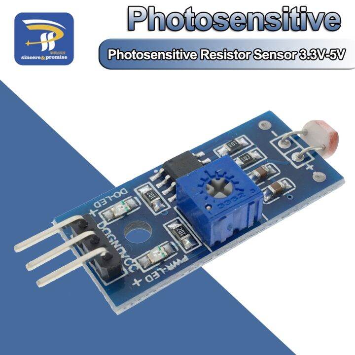 ♟ Photosensitive Brightness Resistance Sensor Module Light Intensity ...
