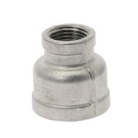 1/8 1/4 3/8 1/2 3/4 1 1-1/4 1-1/2 BSP female to female Thread Reducer 304 Stainless Steel Pipe Fitting Connector Adpater