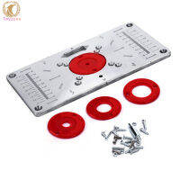 【Ready Stock】Router Table Insert Plate Aluminum Alloy Milling Trimming Machine For Woodworking Benches Router Plate Wood Tools