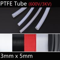 ID 3Mm X 5Mm OD PTFE T Eflon ฉนวนแข็งเส้นเลือดฝอย F4ท่อสูงทนอุณหภูมิต่ำส่งท่อ3KV