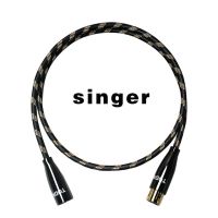 TODN OCC copper Nylon Braided XLR Cable Male to Female M/F 3Pin jack Extension Cable For Microphone Mixer