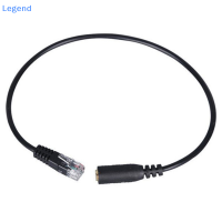 ?【Lowest price】Legend ชุดหูฟัง BUDDY 3.5 MM smartphone Headset ถึง RJ9แปลง3.5 MM smartphone plug TO SINGLE 4P4C RJ9ปลั๊กโทรศัพท์มือถือสำหรับ dropshipping