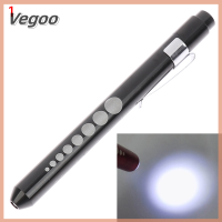 Vegoo ไฟสัญญาณแสง LED ของขวัญคริสต์มาสเครื่องมือฉุกเฉินไฟฉายปากกามาตรวัดนักเรียนไฟฉาย