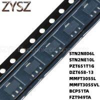 100PCS SOT223 STN2NE06L STN2NE10L PZT651T1G DZT658-13 MMFT3055L MMFT3055VL BCP51TA FZT949TA Electronic components