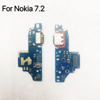 ต้นฉบับใหม่สําหรับ Nokia 7.2 USB Port Charger Dock Plug Connector Charging Board FLex Cable สําหรับ Nokia 7.2 Mic Microphone Board