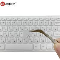 1PCs Russian/Hebrew/Korean/English Transparent Keyboard Stickers Layout Alphabet Label Letters for Notebook Computer PC Laptop Keyboard Accessories