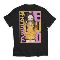 【 Demon slayer】เสื้อยืด kamado nezuko เสื้อแขนสั้นคอกลมลำลองหลวม TEE shire วันเกิดของขวัญ S-4XL