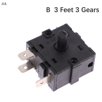 JIA เครื่องทำความร้อนห้องไฟฟ้า Gear KNOB SWITCH 3Pin 5Pin 16A สวิตช์ควบคุมอุณหภูมิ