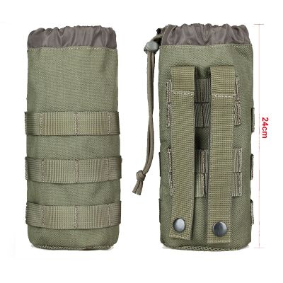 Outdoor Tactical Molle Water Bottle Pouch Portable Camping Water Kettle Bags for Backpack Vest Men 39;s Travel Cycling Camping Bag