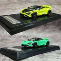 จอแอลซีดี1:64รุ่นรถ765LT โลหะผสมหล่อตายคอลเลกชันรถสปอร์ตสุด-2สี