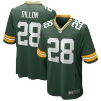 2023 New Fashion version NFL Green Bay Packers Green Bay Packers football jersey Dillon No. 28 game uniform mens