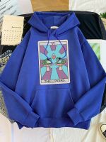 The Lovers Frog Tarot Classic Cute Female Pullover Oversized Hoodies High Quality Sweatshirt Crewneck Comfortable Woman Clothes Size Xxs-4Xl