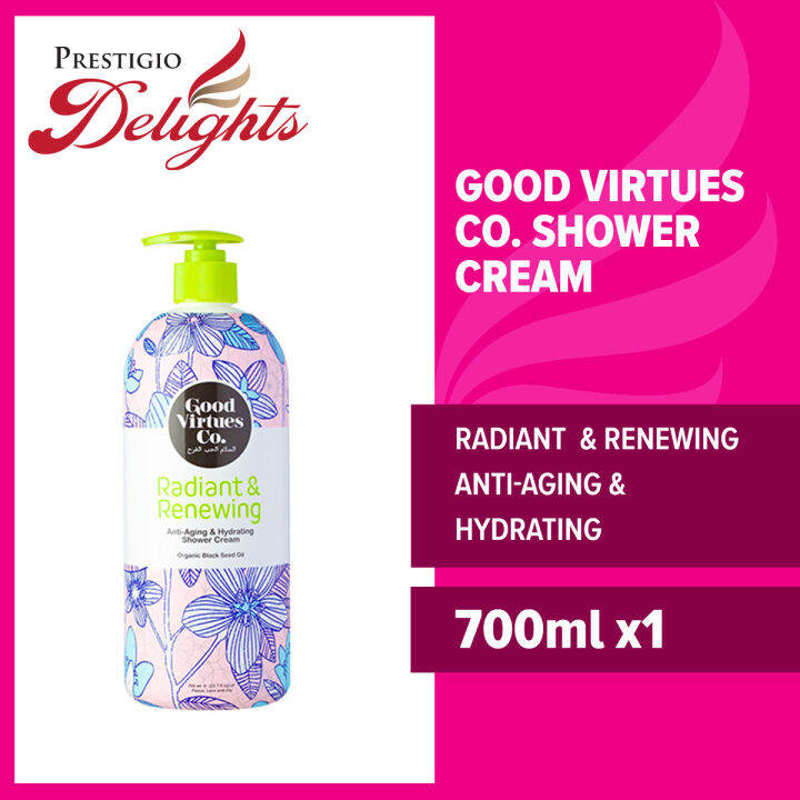 Good Virtues Co. Radiant and Renewing AntiAging and Hydrating Shower