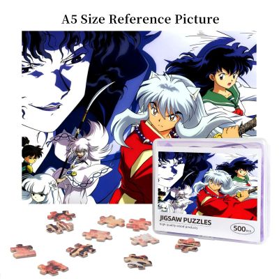 InuYasha (9) Wooden Jigsaw Puzzle 500 Pieces Educational Toy Painting Art Decor Decompression toys 500pcs