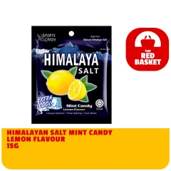 HIMALAYA SALT MINT CANDY LEMON FLAVOR 15G X 12PACKS