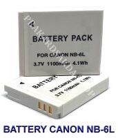 (แพ็คคู่ 2 ชิ้น) NB-6L  NB6L  NB-6LH  NB6LH แบตเตอรี่สำหรับกล้องแคนนอน Camera Battery For Canon Powershot S120,SX510 HS,SX280 HS,SX500 IS,SX700,D20,S90,D30,ELPH 500,SX270,SX240,SX520 BY PRAKARDSAKDA SHOP