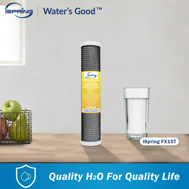 iSpring FX15T QuickChange Inline KDF/Carbon Filter for Ultra