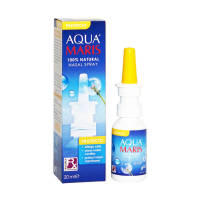 AQUA MARIS Protecto Spray 20 ml.   สเปรย์พ่นจมูกสำหรับผู้ที่หายใจไม่สะดวกเนื่องจากอาการภูมิแพ้.