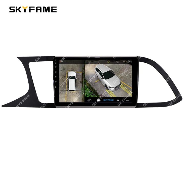 skyfame-car-frame-fascia-adapter-canbus-box-decoder-android-radio-dash-fitting-panel-kit-for-seat-leon-3-ateca