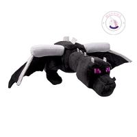 Ender Dragon Plush ของเล่นสีดำ Minecraft Enderdragon ตุ๊กตา Plush ของเล่นเกมการ์ตูน Soft ของเล่นเด็ก Gift