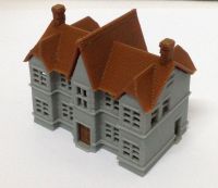 Outland Models Victorian City Building School N Scale Train Railway Layout