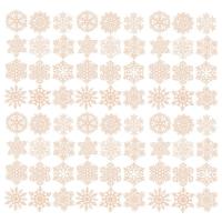 Wooden Snowflakes For Crafts Wooden Christmas Ornaments Christmas Tree Charm Pendant Blank Wood Slices DIY Art 18 Pieces For Christmas Tree Decorations fabulous