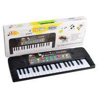 Electric Keyboard ของเล่นเครื่องดนตรีคีย์บอร์ด ออร์แกนสำหรับเด็ก พร้อมไมโครโฟน มีปุ่มแป้นกด37แป้นคีย์บอร์ด พร้องเสียงเดโมหัดเล่นดนตรี