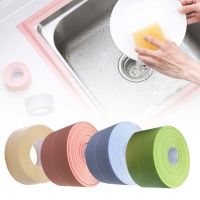 Hot PVC Sealant Tape Waterproof Anti-mold Wall Sticker Kitchen Self Adhesive Sink Stove Bath Sealing Strip Bathtub Corner Adhesives Tape