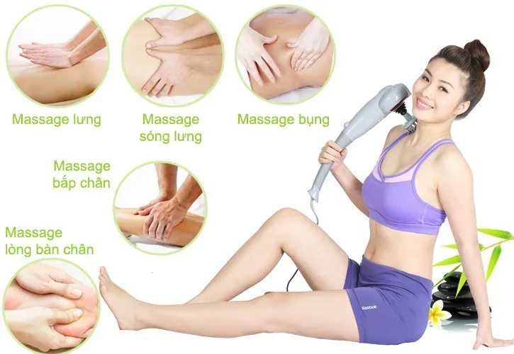 máy massage cầm tay 7 đầu Ayosun Hàn Quốc siêu khuyến mãi | Lazada.vn