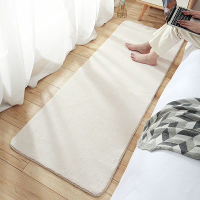 2021Eovna Solid Color Carpets for Living Room Sofas Non-slip Floor Mats Household Plush Bedside Blankets Girls Room Rug