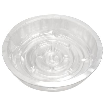 10Pcs 8Inch Clear Plant Saucer Plastic Drip Trays for Indoor and Outdoor Plants for Holding Succulent Flower Planter Pot