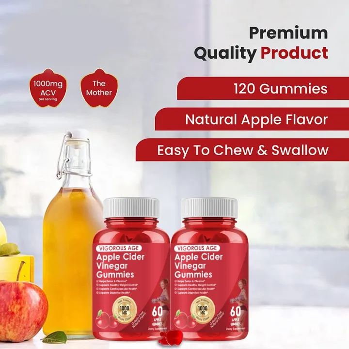 special offer Apple Cider Vinegar Gummies Reduce Fat, Detoxify, Promote