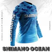 Shimano เสื้อตกปลา Hachijupan อาโอชิโนะ T Shirt