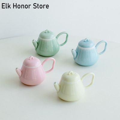 100ml Azure Galze Ceramic Welcome Pot Teapot Creative Small Single Pot With Filter Tea Maker Kettle Japanese Kung Fu Tea Set